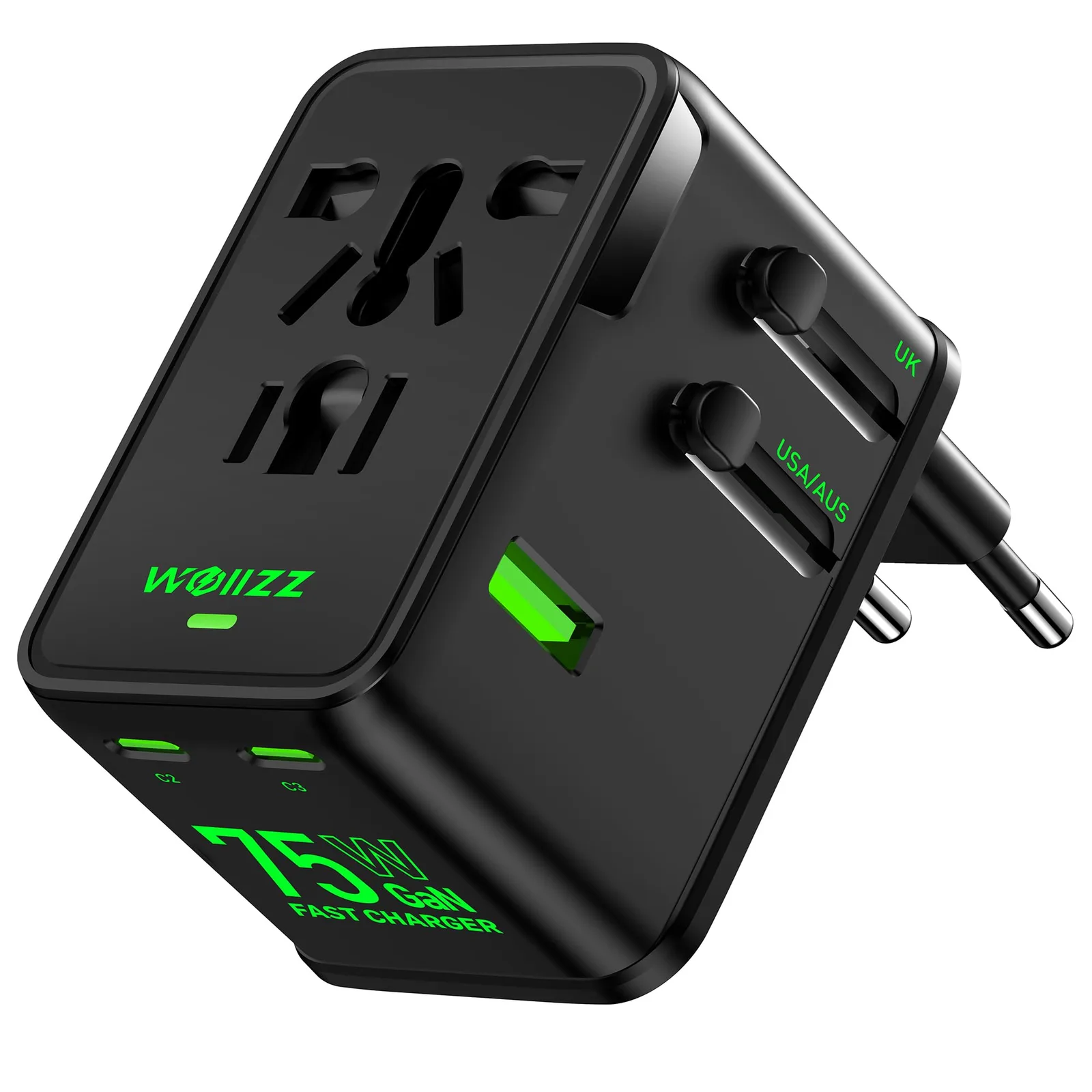Adaptateur de voyage 75W